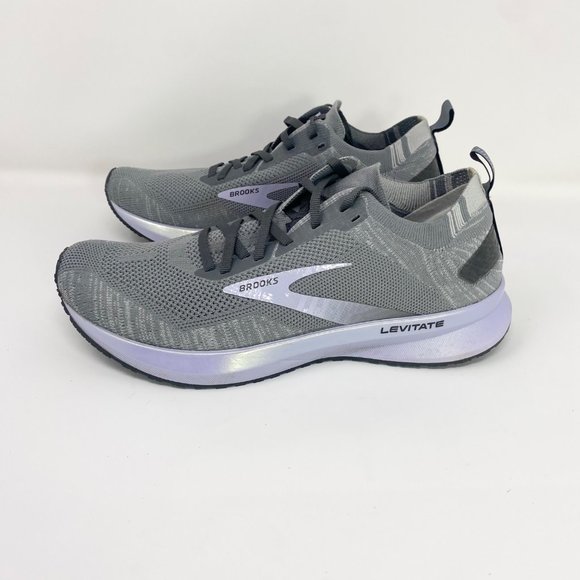 Brooks Shoes - Brooks Womens Levitate 4 1203351B084 Gray Running Shoes Sneakers Size 9.5 B